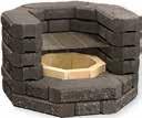 fi 159,00 kg/lava 470 Värit: harmaa 6419249008526 ja musta 6419249008533 HBVALLIGRILLI EXTRA TULITIILILLÄ Valligrilli 900x900x600