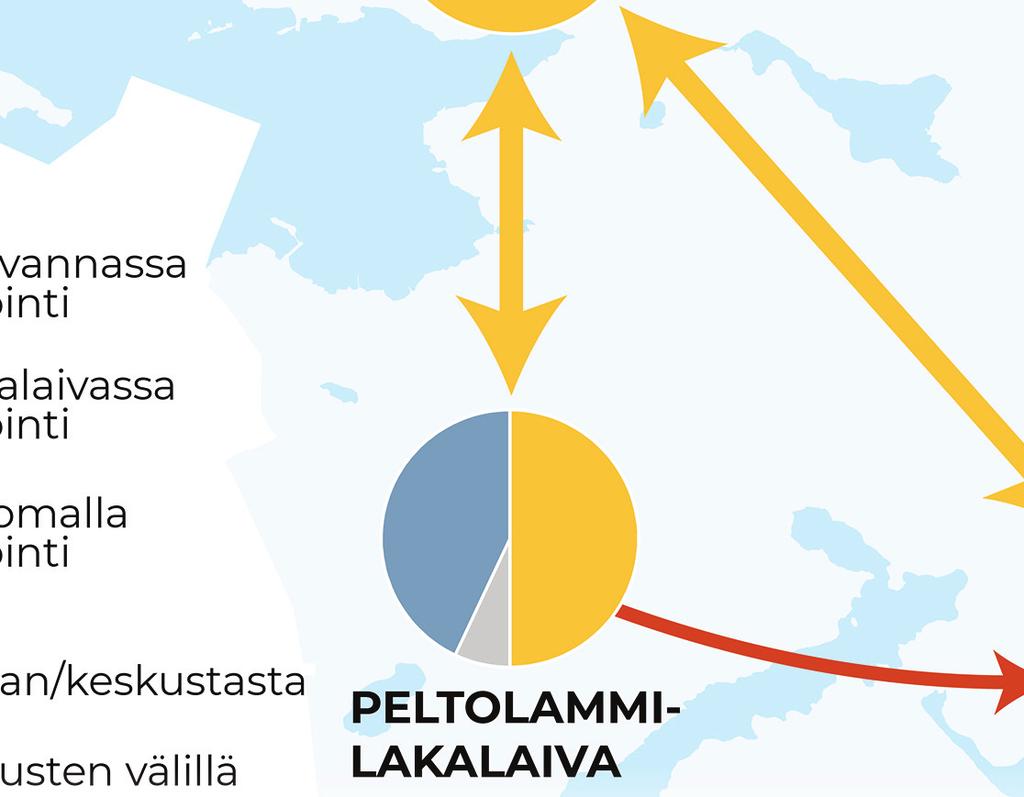 Myös Lielahti-Hiedanrannassa, Hervannassa ja Linnainmaa-Koilliskeskuksessa yli puolet alueen asukkaista käyttää alueensa palveluja.