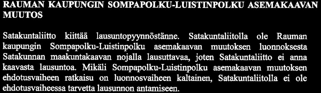2018 viite: Lausuntopyyntönne 31. 1.