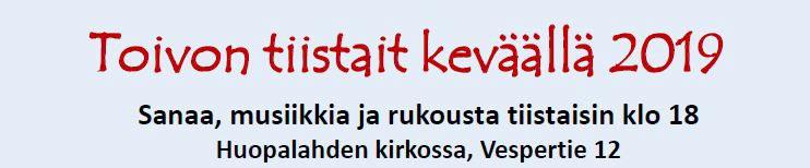 Mukana Lähde-kuoro. Iltatee. MUSIIKKIA KAIKKIIN VAPAA PÄÄSY To 4.