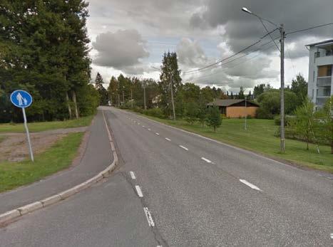 Näkymä Kivenkololta pohjoiseen ja etelään Kirkkotielle (GoogleMaps). 3.
