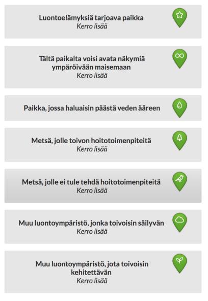 alueella pitäisi kehittää tai korjata?