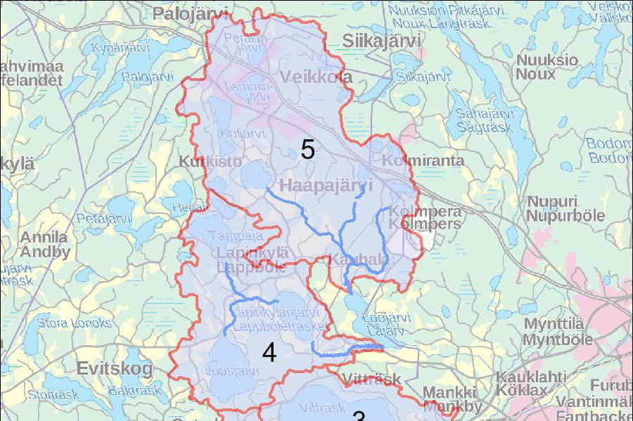 Kirkkonummen kunta Pienvesiselvitys 5 (128) Kartta 1.