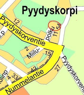 1 PERUS-JA TUNNISTETIEDOT 1.1 Tunnistetiedot Asemakaavamuutoksella muutetaan Hyökännummen rakennusasemakaavaa nro 100 korttelin 134 osalta, kiinteistön 505-410-4-101 alueelta.