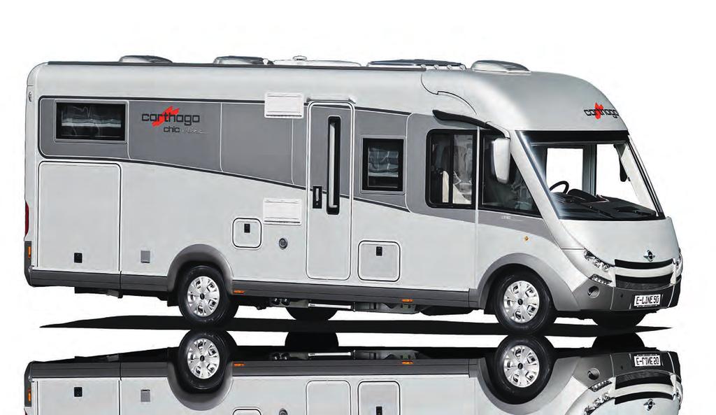Stärken + Premiumkomfort Innenraumkonzept mit enormen 211 cm Stehhöhe im Wohnraum; komfortable vordere Rundsitzgruppe für bis zu 6 Personen; Fiat AL-KO-Tiefrahmen spezial mit Einzelachse; 4,5 t