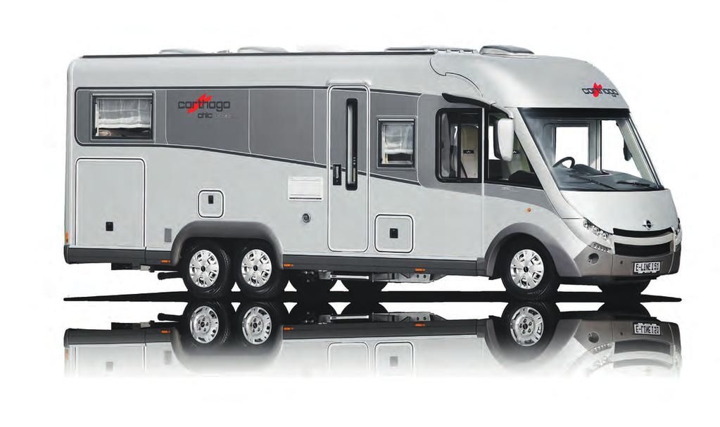 Stärken + Premiumkomfort Fiat Ducato mit AL-KO-Tiefrahmen spezial mit Tandemachse; 5,0 t zulässiges Gesamtgewicht; GfK-Heck in Lineroptik mit Klarglas-Heckleuchten; Innenraumkonzept mit enormen 211