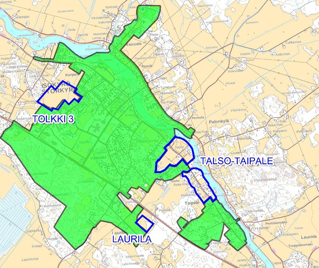 Kaavoituskatsaus 17 (18) 5 KAAVOITUSOHJELMA VUOSILLE 2019-2021 Vuoden 2019 aikana on tarkoitus saattaa edellä kuvatut vireillä olevat asemakaavahankkeet hyväksymiskäsittelyyn.