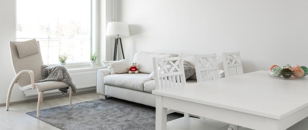 Asuntoja on tarjolla aina kompakteista 32,0 m² yksiöistä tehokkaasti suunniteltuihin 73,0 m²:n neljän huoneen asuntoihin. Yhteiset sauna- ja kerhotilat ylimässä kerroksessa, upeilla näköaloilla.