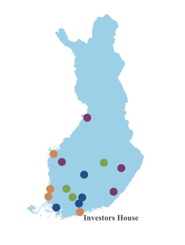 OVV Valtakunnallinen toimija Itsenäiset Yrittäjät OVV -ketju Henkilöstöä 35 Toimistot 11 paikkakunnalla Palvelua yli 15 paikkakunnalla 10000 yksityisasiakasta Noin 50 kotimaista ja
