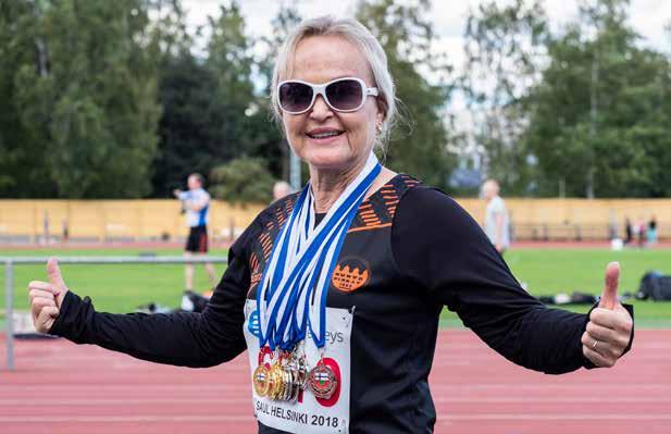 KUNTO- PIRKKALAINEN Jäsenlehti 2019 Toini Nousiainen oli voittamaton Eläintarhan