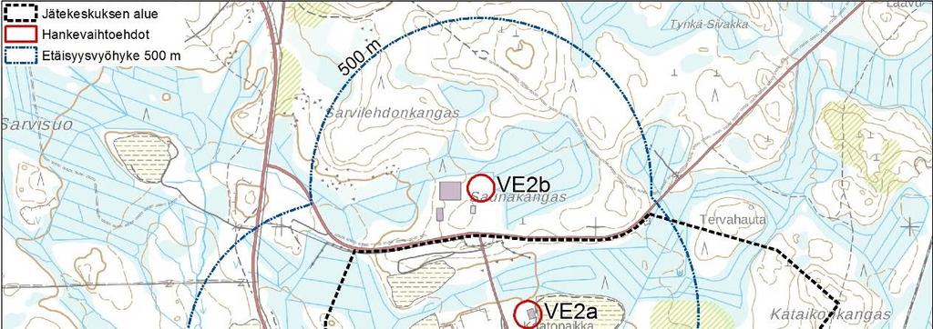 Sosiaaliset vaikutukset: sosiaalisten vaikutusten arviointi painottuu hankkeen lähialueille, joissa ilmenee suoria jätekeskuksen vaikutuksia (mm. melu-, pöly- ja maisemavaikutus).
