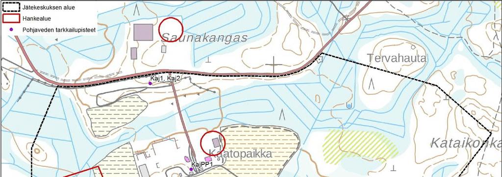 arvioida muodostuvan vaikutuksia pohjaveden