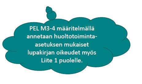 Määritelmiä PEL M3-4 huoltomekaanikolla huoltomekaanikon lupakirjan haltijaa, joka täyttää kansainvälisen siviili-ilmailun yleissopimukse (SopS 11/1949) liitteen 1 (ICAO Annex 1) vaatimukset tai