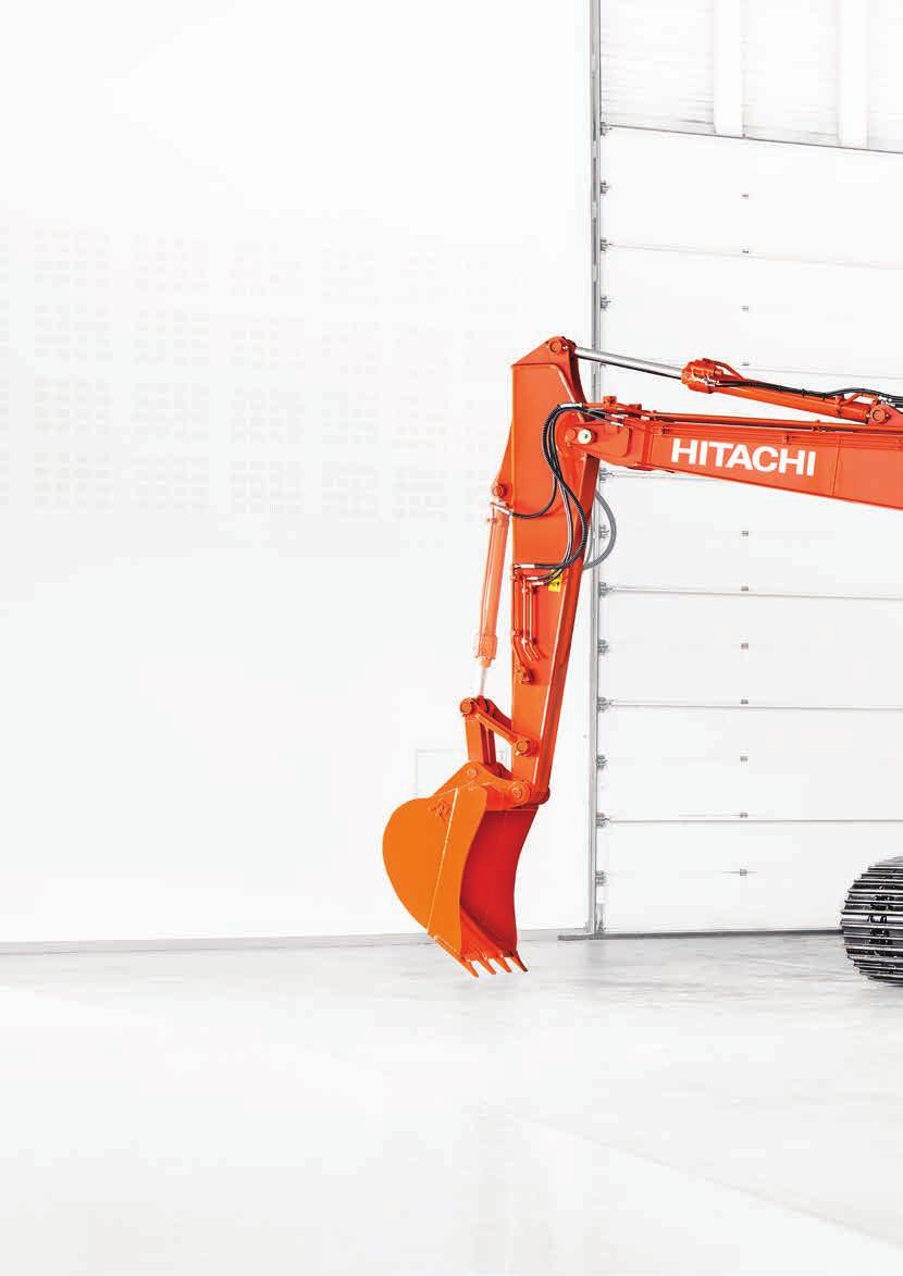 VAADI TÄYDELLISYYTTÄ Parempi suojaus Ohjaamon etuikkuna on kerroslasia ja varustettu OPG Level 2 -suojalla. Hitachi ymmärtää metsänhoitotöiden maanrakennuskoneille asettamat erityisvaatimukset.