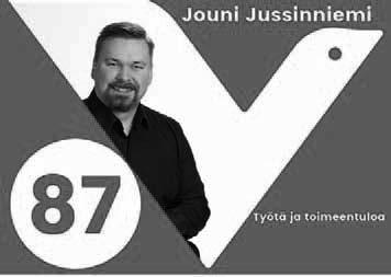 Tarmo Hirvelä Perussuomalaiset 4 Vihreä - Valko lv ryhmäajo 2100 m Tarmo Hirvelä Perussuomalaiset enintään 40 000 e A: 5 B: 3,6,8,7,4,2 Jouni Jussinniemi Vasemmistoliitto 5 Valko - Musta lv ryhmäajo