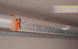 Näin käytät ISOVER-nitojaa Taipuisan alumiinipintaisen eristelevyn tai -maton asentaminen (TECH Pipe Section Mat Alu1 ja CLIMCOVER Roll CR