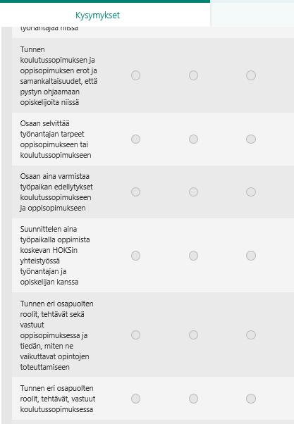 Koulutus- ja oppisopimus prosessiosaaminen Mitä uusi osaaminen on? Mihin testi perustuu? Kenelle testi voidaan kohdentaa? Miten testi toteutetaan? Milloin?