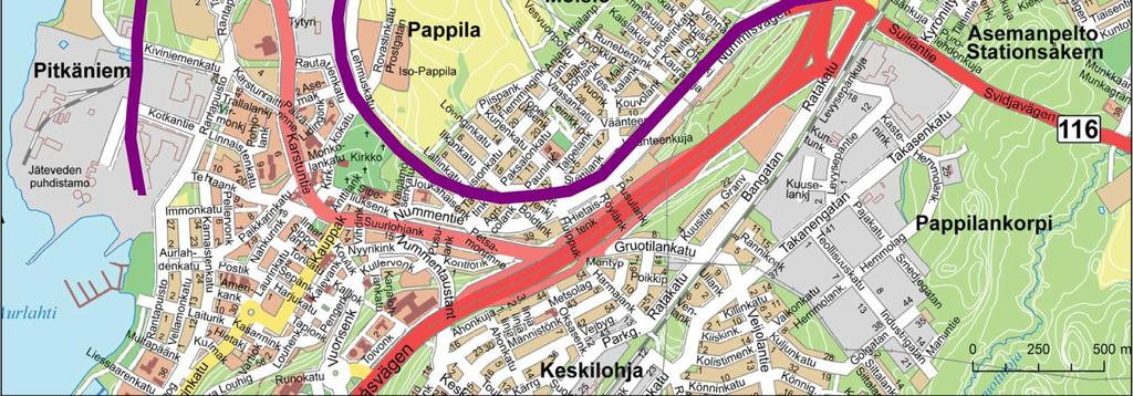 kuljetuksia Liikenne loppui 2010 Kunnossapito lopetettiin