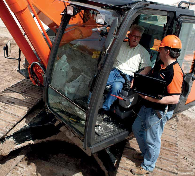 Global e-service Tekninen tuki Hitachi Parts minimoimiseksi on tarpeen, Hitachikauppiaasi voi tarjota ainutlaatuisen laajennetun takuun (