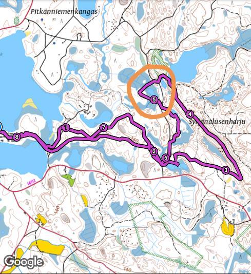 EVO/EVOKESKUS Evon reitit alkavat Evokeskukselta ja ovat pituuksiltaan 3,8 km, 7,8 km ja 18,8 km.