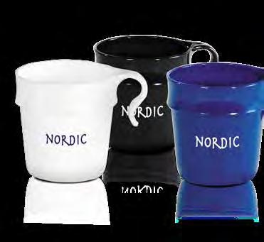 (tilaustuote) 44919 Nordic Muovimuki, joka kestää vierailut kovimmissakin ympäristöissä.
