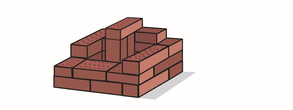 muurataan limittäen käyttäen täysiä saumoja ja muurauskappaleet sidotaan toisiinsa sidekivin tai terässitein. Mikäli tehdään jälkisaumaus, niin sen syvyys on noin 15 mm.