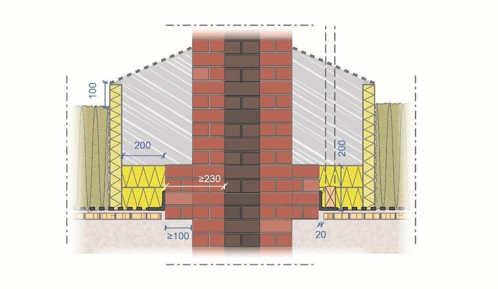 Savupiipun läpivienti seinästä Savupiipun läpivienti seinän läpi suunnitellaan osana erityissuunnittelua.