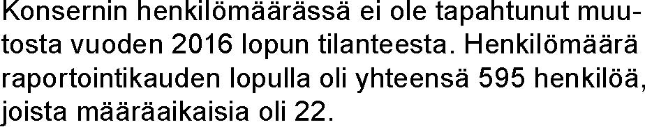 euroa. Raportointijaksolla lainoja lyhennettiin yhteenroa (korkoja maksettiin vertailukautena 1.1.-30.6.2017 yht.