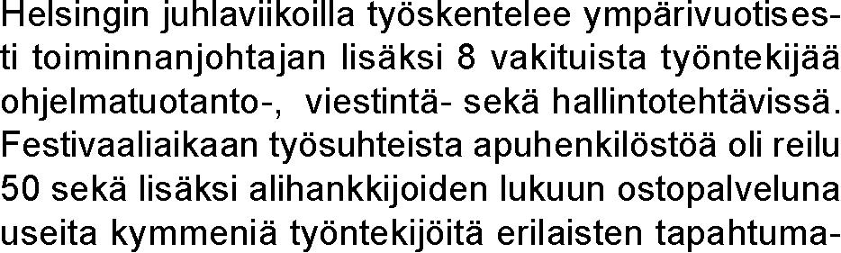 investointeja katsauskaudella.