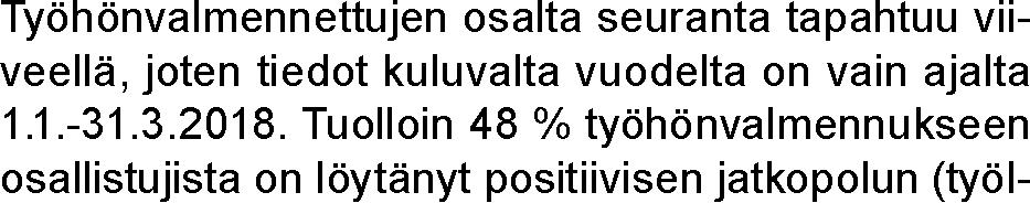Muut tavoitteet: Alkuvuoden tuloskehitys oli
