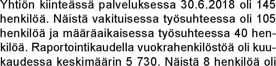 vuodesta. Tavoite toteutui, koska katsauskaudelle liikevaihto/ vastaavana ajankohtana 375 404 euroa.