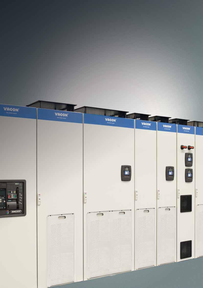 Valintaopas l VACON NXP System Drive Säästöä ja luotettavuutta haastaviin