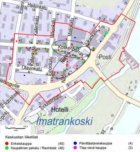 1 Kaupallisen ydinalueen ns. hot spot pitäisi olla kävelykadun ja Koskentorin yhdistävät portaat (Napinkaari).