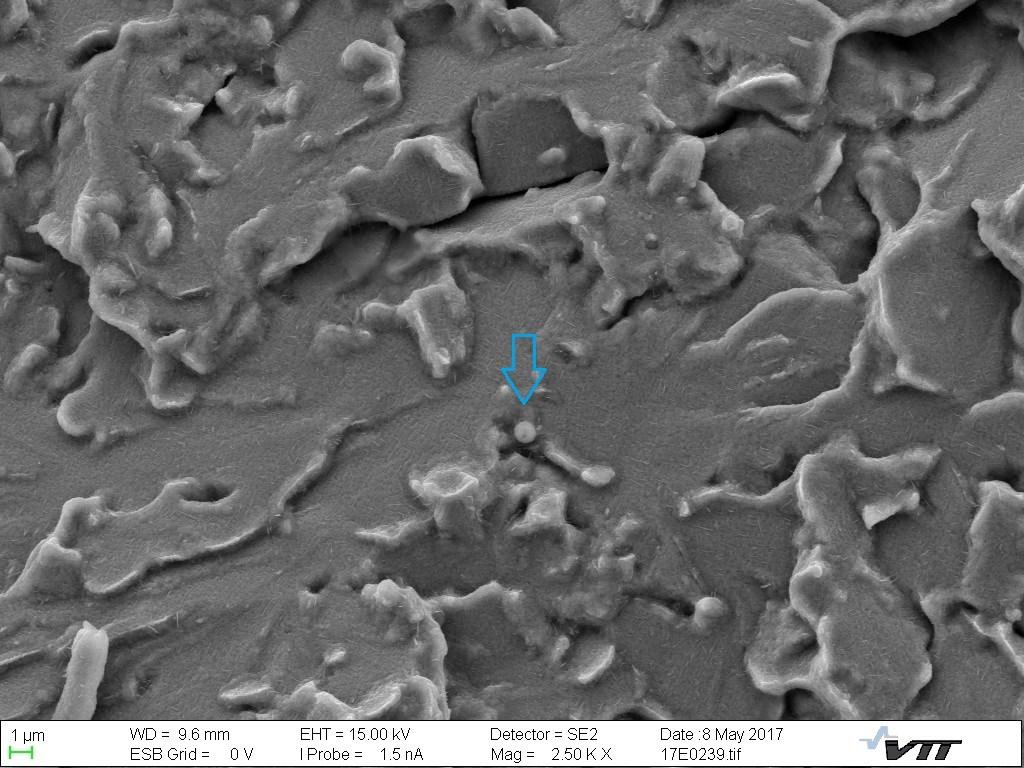 , 2017) Figure 58 SEM image of cleavage fracture surface with