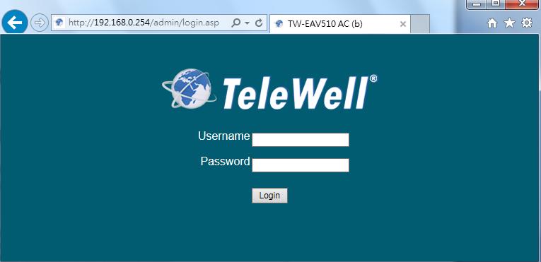 Congratulations! You are now successfully logged in to the Firewall Router! The TW-EAV510AC also supports the HTTPS connection, you can enter the URL: https://192.168.0.254 to establish the secure connection between your PC and Router.