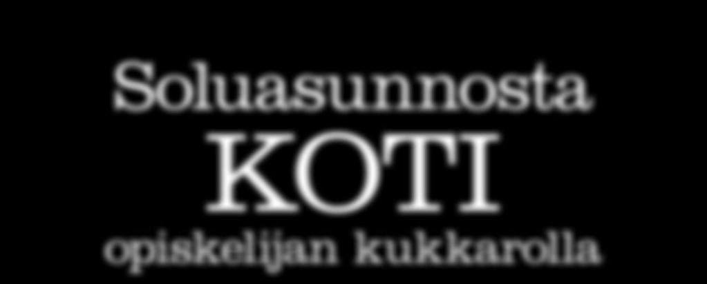 Teksti: Sini Savela ja Sanna Keisala, kuvat: Timo Aalto K evätlukukauden alussa Seinäjoki täyttyy taas uusista opiskelijoista, kun heitä alkaa valua tänne ympäri Suomen ja jopa ulkomailta asti.