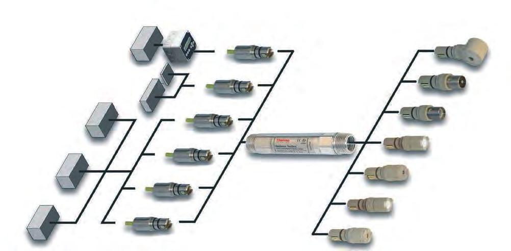 Analyysimittaukset Thermo Scientific DataStick-mittausjärjestelmä PLC Viestiadapterit Mittapäät