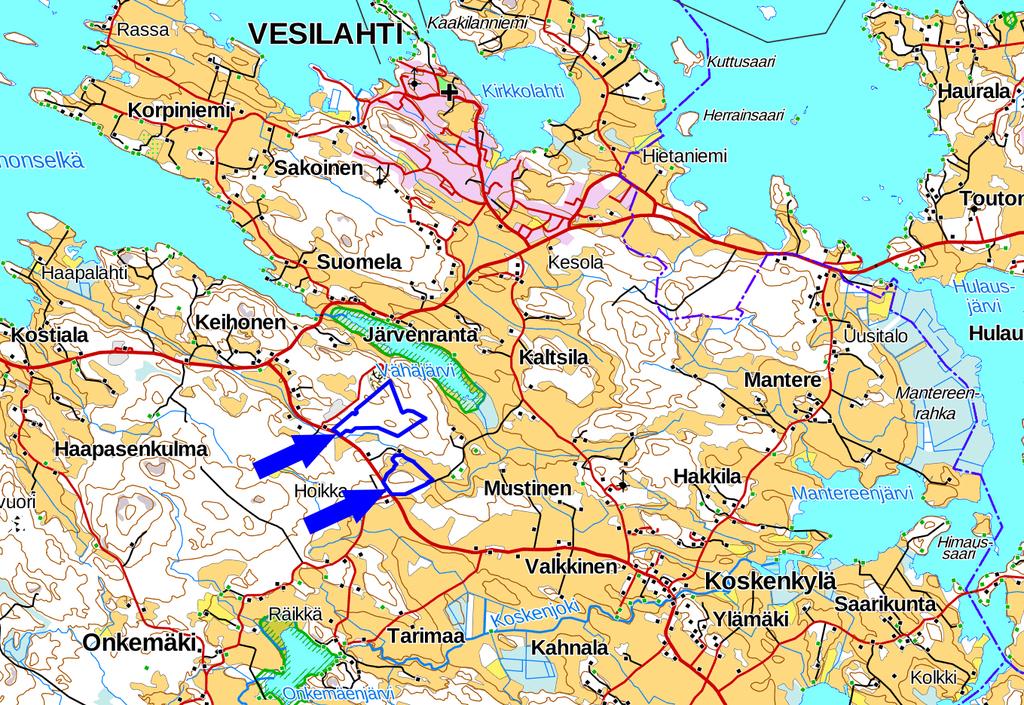 VESILAHDEN KUNTA KALALAHDEN ASEMAKAAVA Asemakaava koskee kiinteistöjä 922-413-3-171, 922-413-3-187 ja 922-409-1-73 sekä osin kiinteistöjä 922-443-4-52, 922-413-7-25, 922-412-1-56, 422-407-6-0 ja