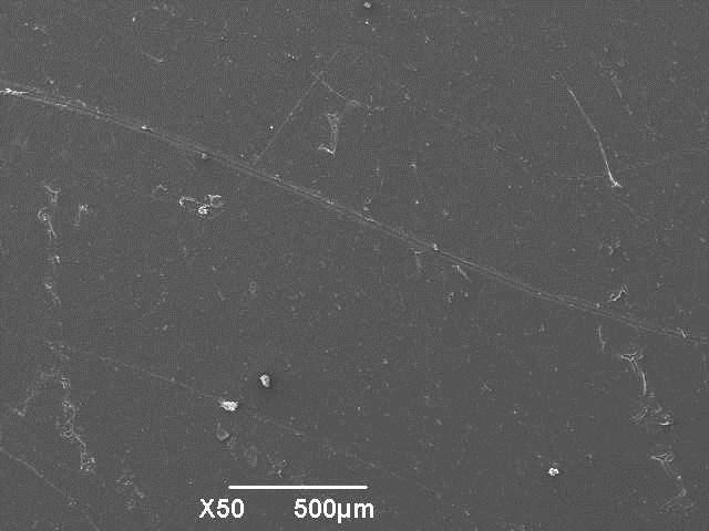 SEM images of the eroded samples APPENDIX 6 (6/6) Extruded HDPE sample