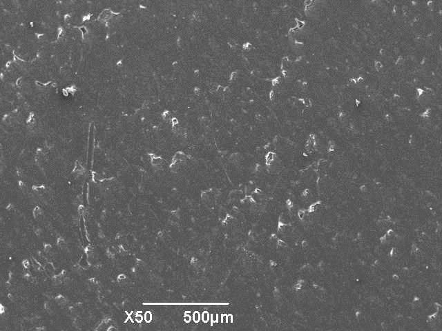 SEM images of the eroded samples APPENDIX 6 (1/6) Rotational molded HDPE