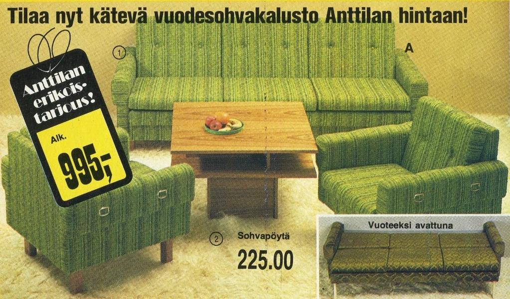 Idean postimyyntiyritykseen Anttila oli saanut työskenneltyään yhdysvaltalaisessa tavaratalo- ja