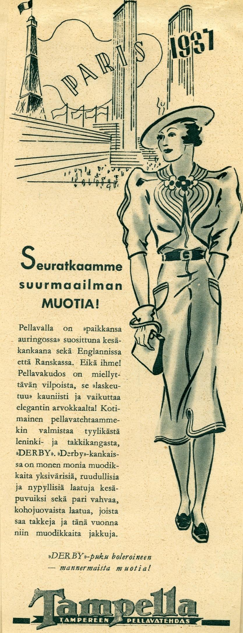 Finlaysonin ja Suomen Trikoon kuvastoista voi ihailla värikkäitä 1970-luvun frotee- ja trikooasuja.