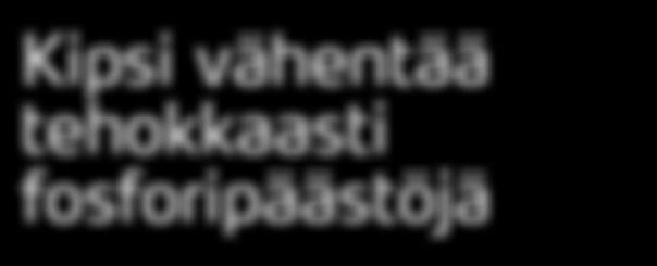 Vasemmalla koeputki, jossa vesi oli suodattunut kipsikäsitellystä maasta ja oikealla vesi oli käsittelemättömästä maasta. Kipsi vähensi sameutta.