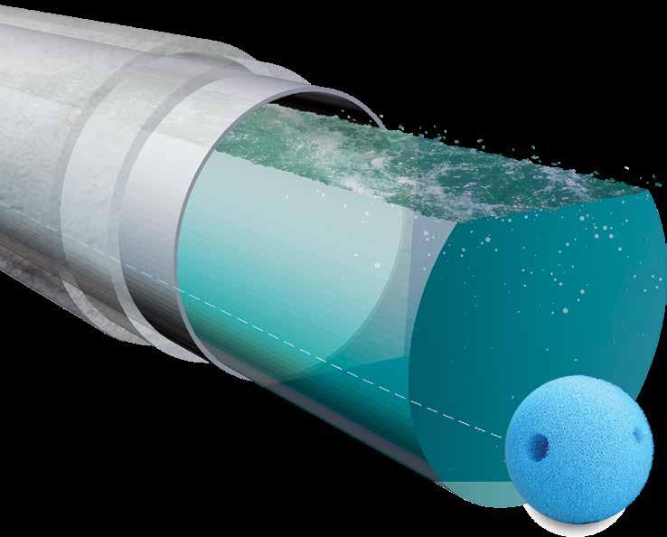 SmartBall SmartBall -teknologia SmartBall vapaasti uiva tutkimustyökalu SmartBall on vapaasti uiva työkalu DN200 ja sitä suurempien paineellisten