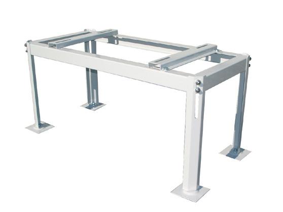 10 Ilmalämpöpumput ja Onnline-maakannake maksimikuormitus 140 kg koko: 600 x 780 x 450 mm kehyksen ainevahvuus 2 mm jalkojen ainepaksuus 3 mm