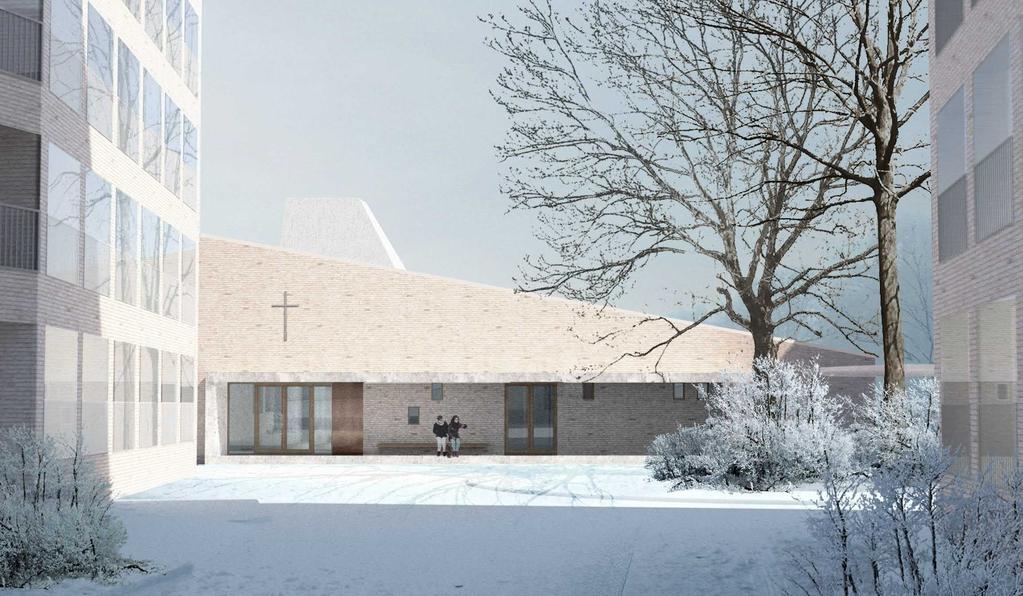 3D-NÄKYMÄKUVA MAANTASOSTA - NÄKYMÄ PIHALLE Keravan seurakunta Papintie 2-6, 04250 Kerava www.