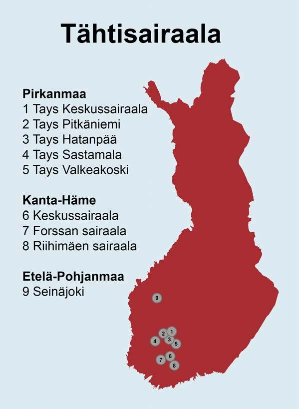 Mistä on kyse? Julkisen sektorin uudenlainen organisaatiomuoto. Kolmen maakunnan, Kanta-Häme, Etelä-Pohjanmaa ja Pirkanmaa ratkaisu. 9 sairaalaa 52 kuntaa, n. 900 000 asukasta.