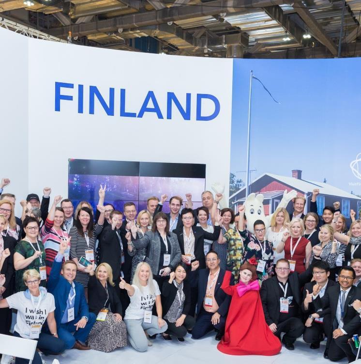 GLOBAL SALES PROMOTION Visit Finlandilla on asiantuntijat kaikilla niillä markkinoilla, joilla on aktiviteetteja. Strategiamme mukaisesti toimimme ns.