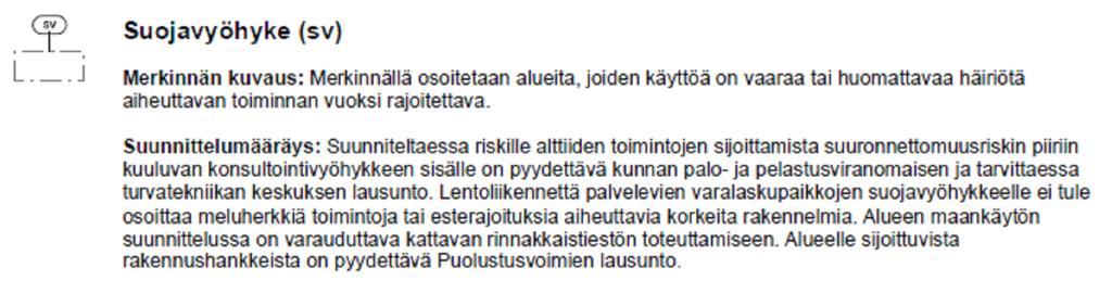 huomioitava kaavan suunnittelussa.
