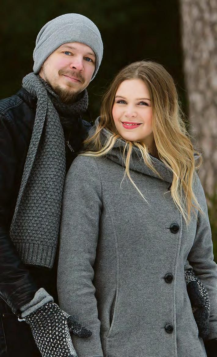 16 Avec 1/2019 Avec 1/2019 17 Teksti ja kuva I ERJA TAURA-JOKINEN Teksti ja kuvat I SANNA TAKALA Teksti I SANNA TAKALA Kuva I KUVAKENGURU Puhe tunteista ei mene hukkaan Mikael ja Jenna Palmi kokivat